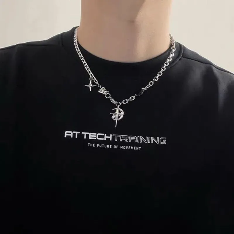 ICEKID Titanium Steel Necklaces Unisex-1