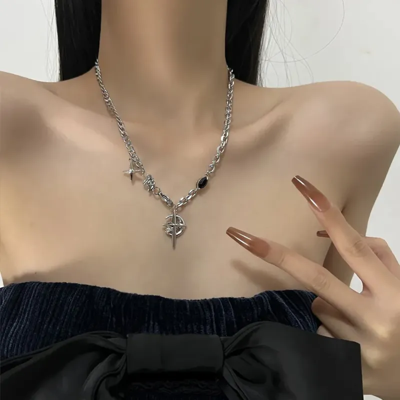 ICEKID Titanium Steel Necklaces Unisex-2