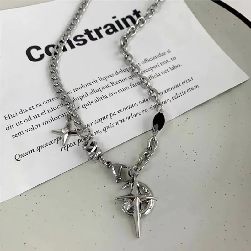 ICEKID Titanium Steel Necklaces Unisex-4
