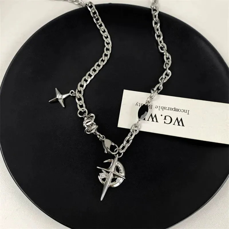 ICEKID Titanium Steel Necklaces Unisex-5