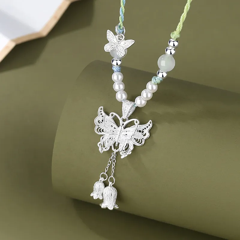 Koran 925 Sterling Silver Necklaces Women's-5