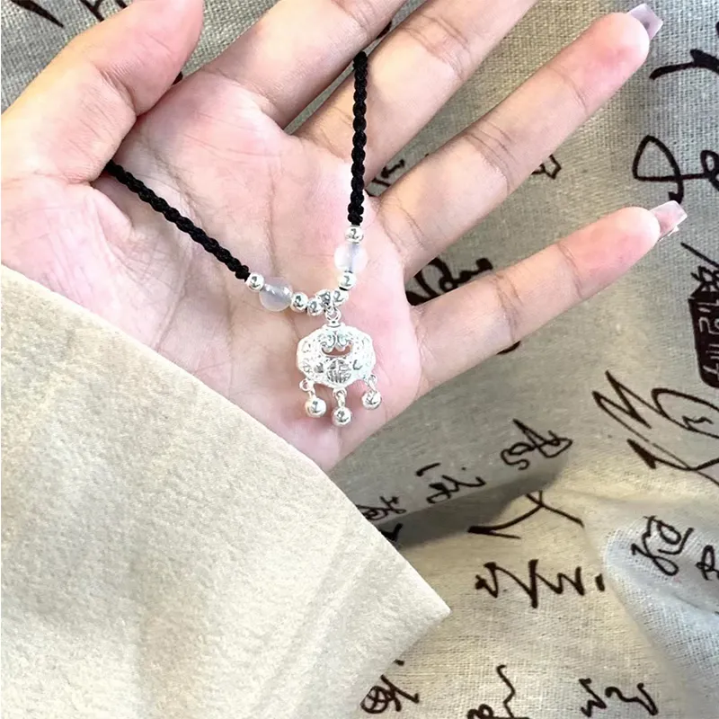 Koran 999 Fine Silver Necklaces Women's-3