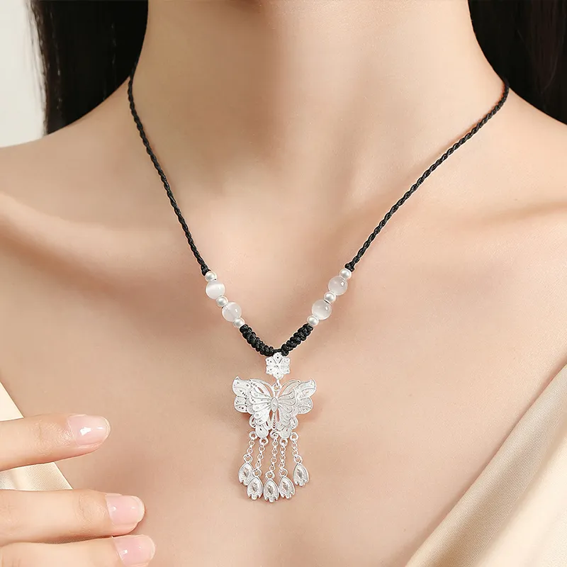 Koran 925 Sterling Silver Necklaces Women's-3