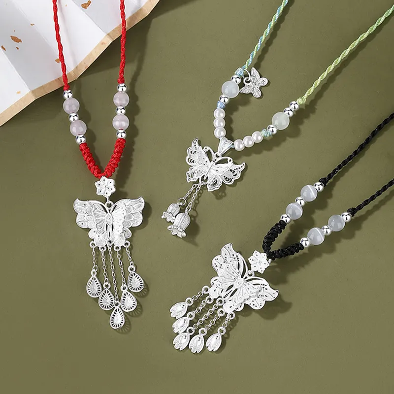Koran 925 Sterling Silver Necklaces Women's-1