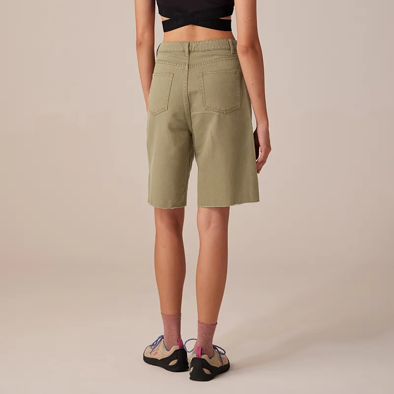 Prth Promethean Denim Shorts Women's Khaki-4
