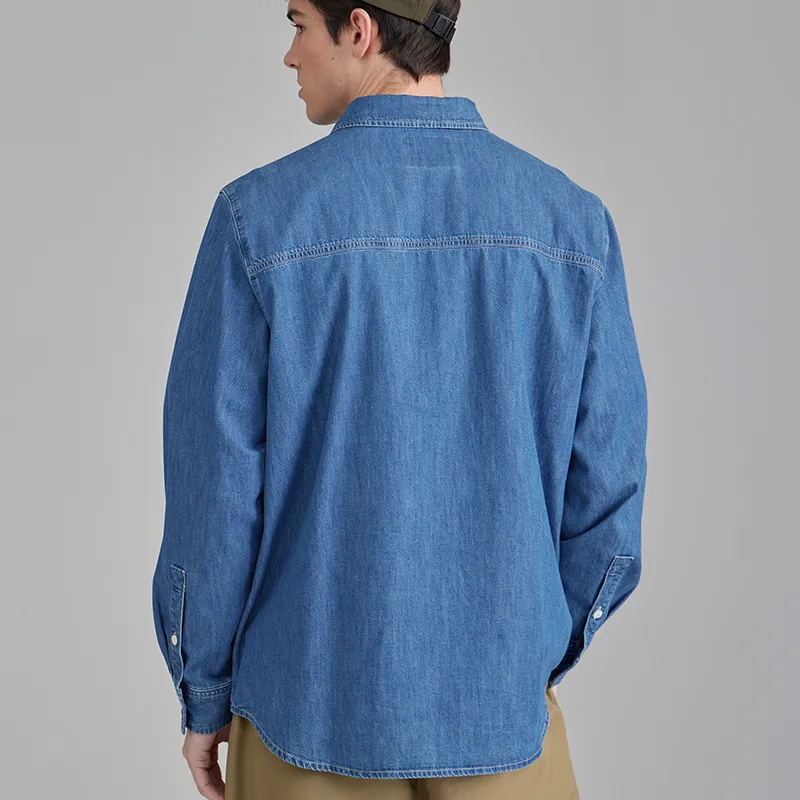Prth Promethean Shirts Men Medium Blue-4