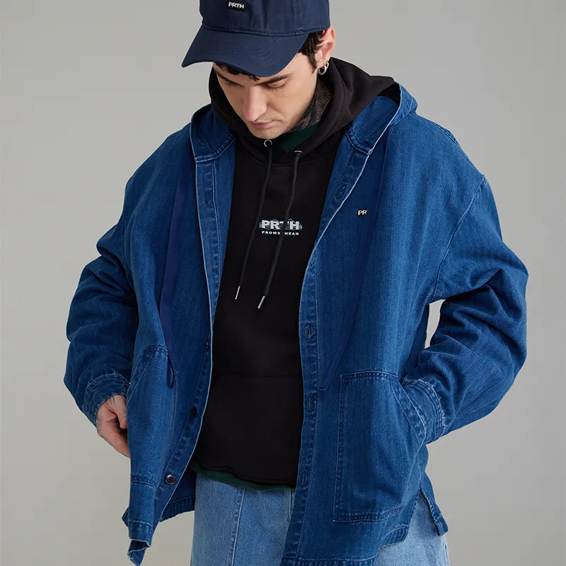 Prth Promethean Denim Jacket Men's Blue-2