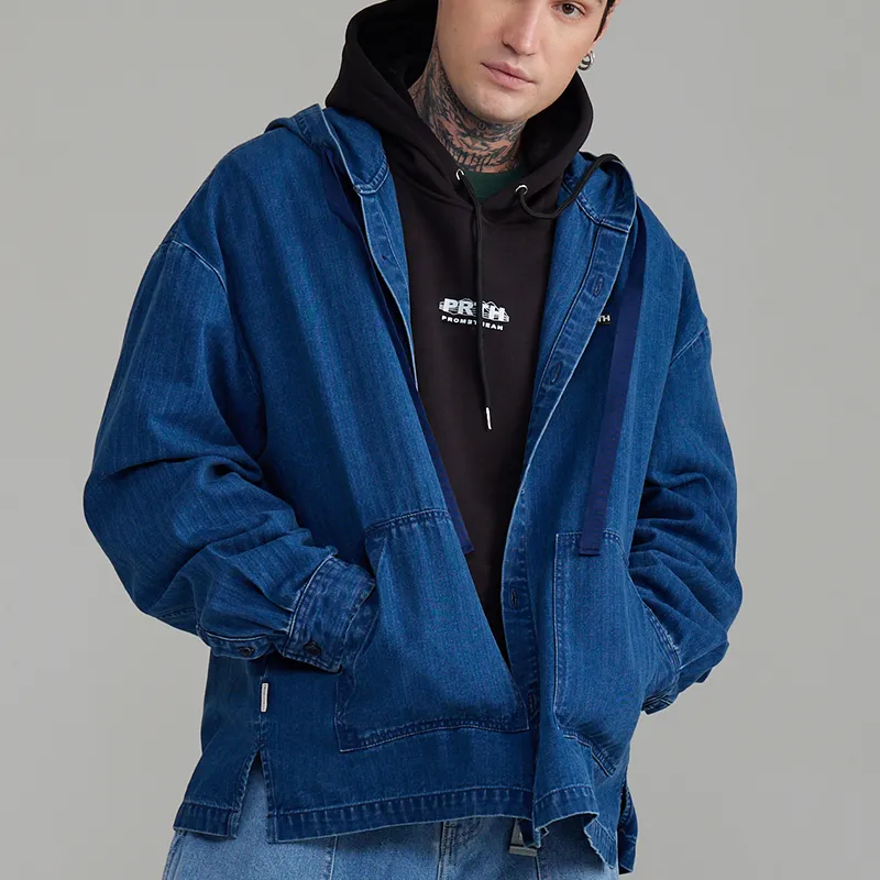 Prth Promethean Denim Jacket Men's Blue-4