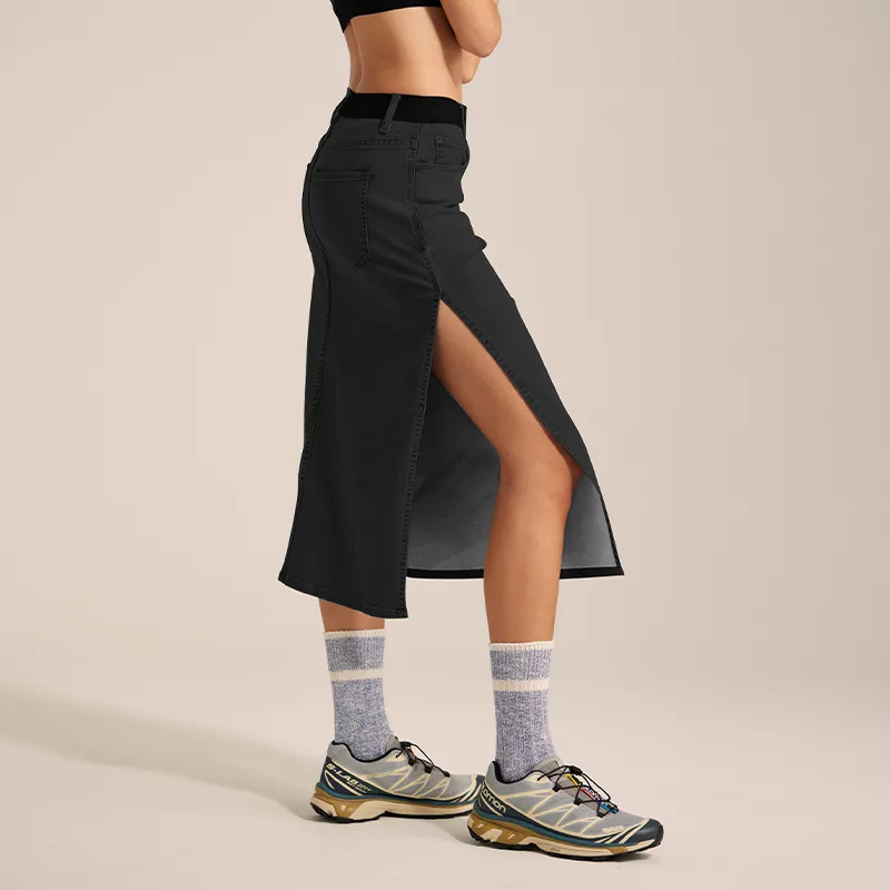 Prth Promethean Denim Long Skirts Women's-8
