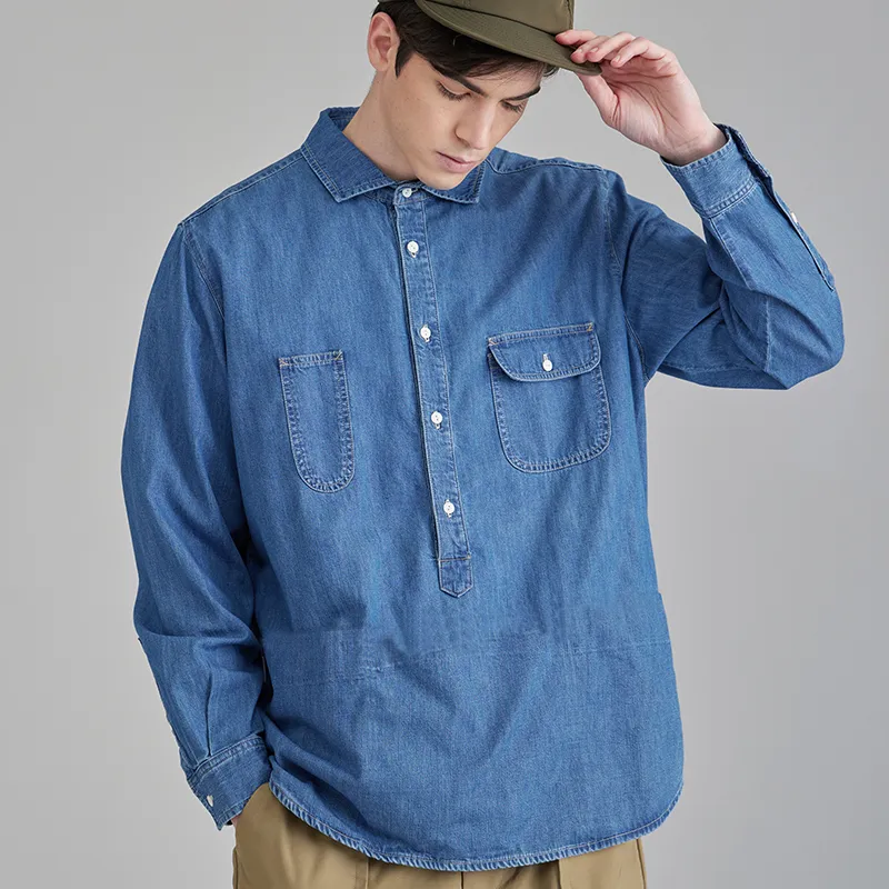 Prth Promethean Shirts Men Medium Blue-2