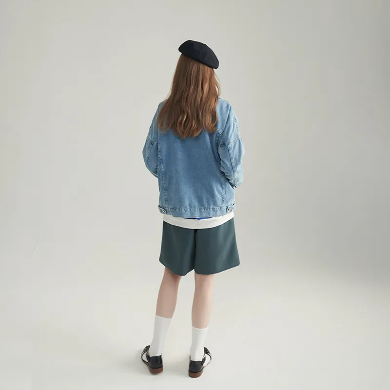 Prth Promethean Denim Jacket Women's Light Blue-2