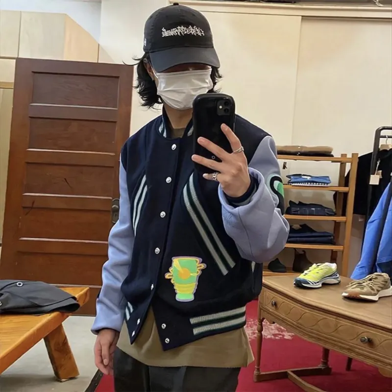 TESTUNG Jacket Unisex Navy Blue-11
