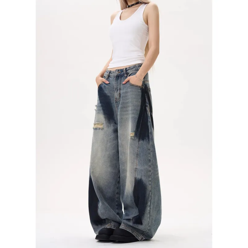 Extreme turbo Jeans Unisex Vintage Blue-2