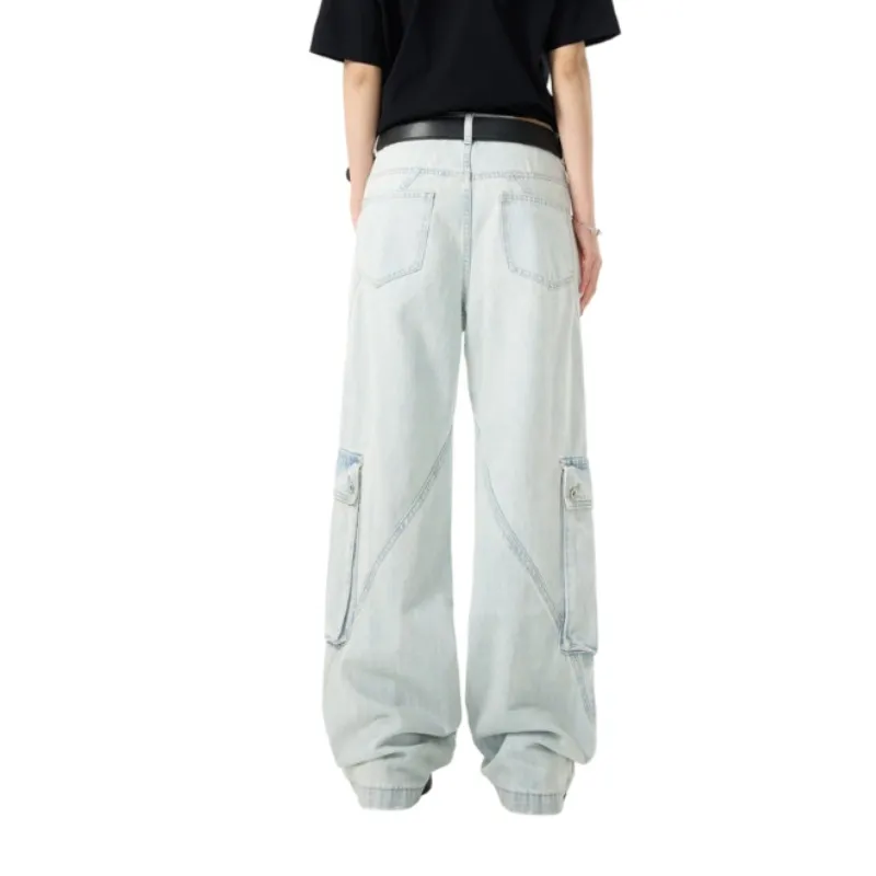 Extreme turbo Jeans Unisex Washed Blue-1