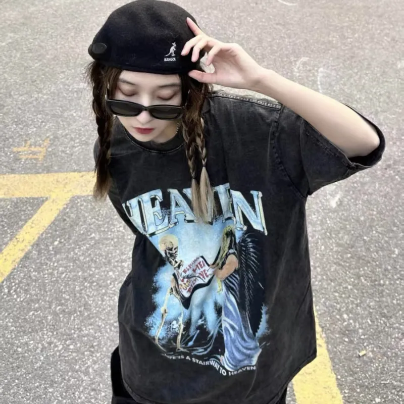 Extreme turbo T Shirts Unisex Washed Black-4