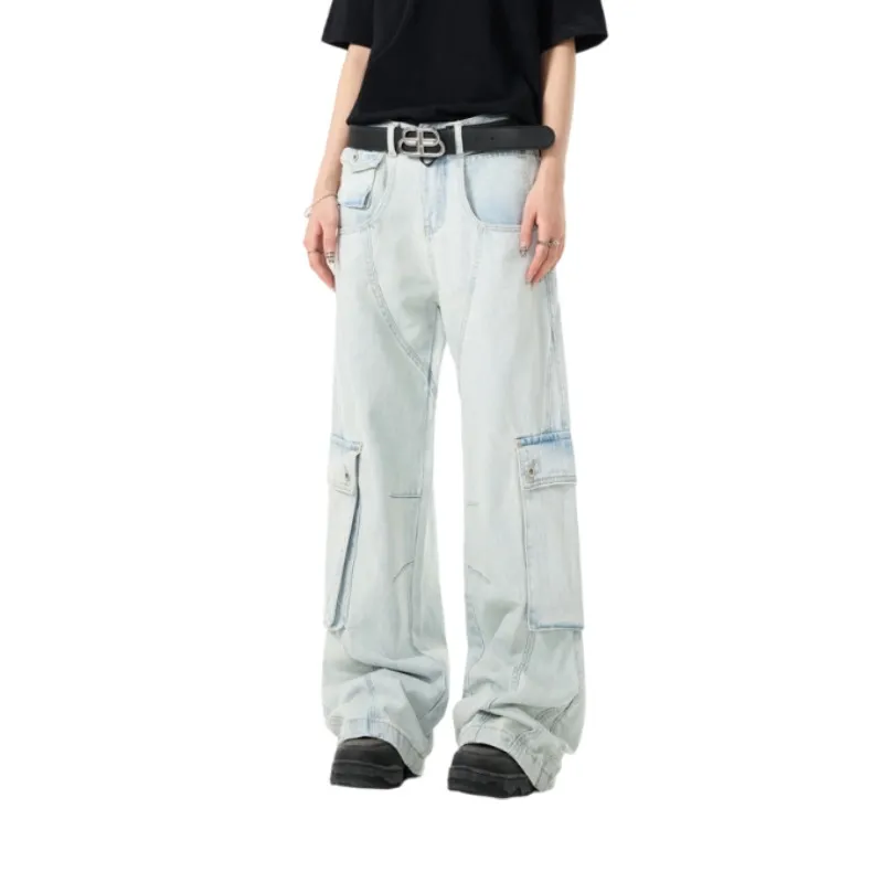 Extreme turbo Jeans Unisex Washed Blue-6