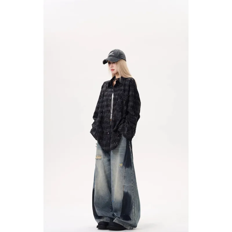 Extreme turbo Jeans Unisex Vintage Blue-5