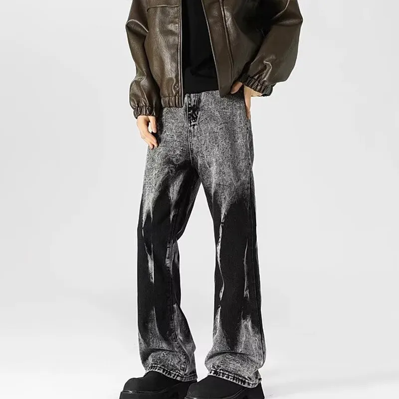 Extreme Turbo Jeans Unisex Gray Black-2