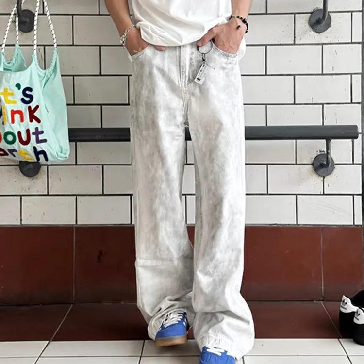 Extreme turbo Jeans Unisex White-1