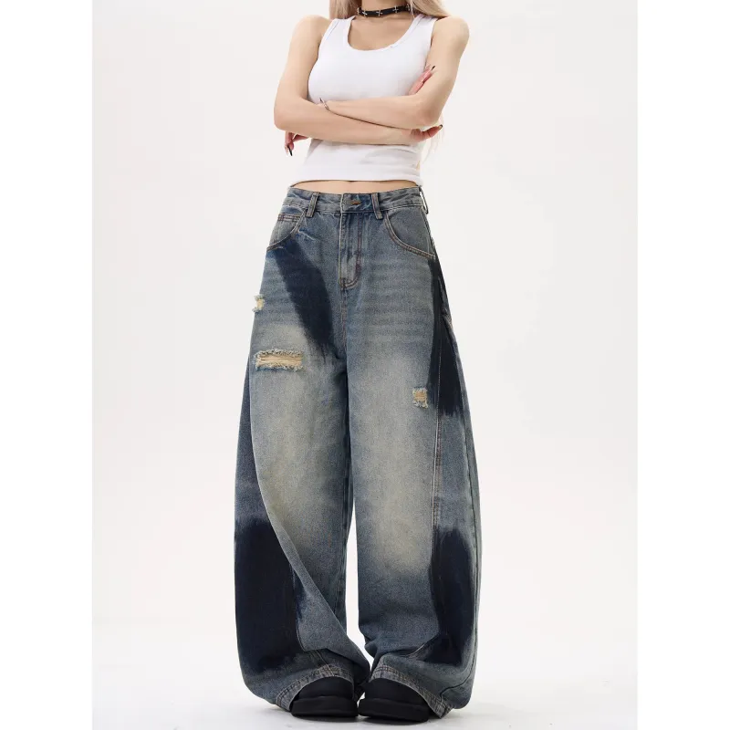 Extreme turbo Jeans Unisex Vintage Blue-6