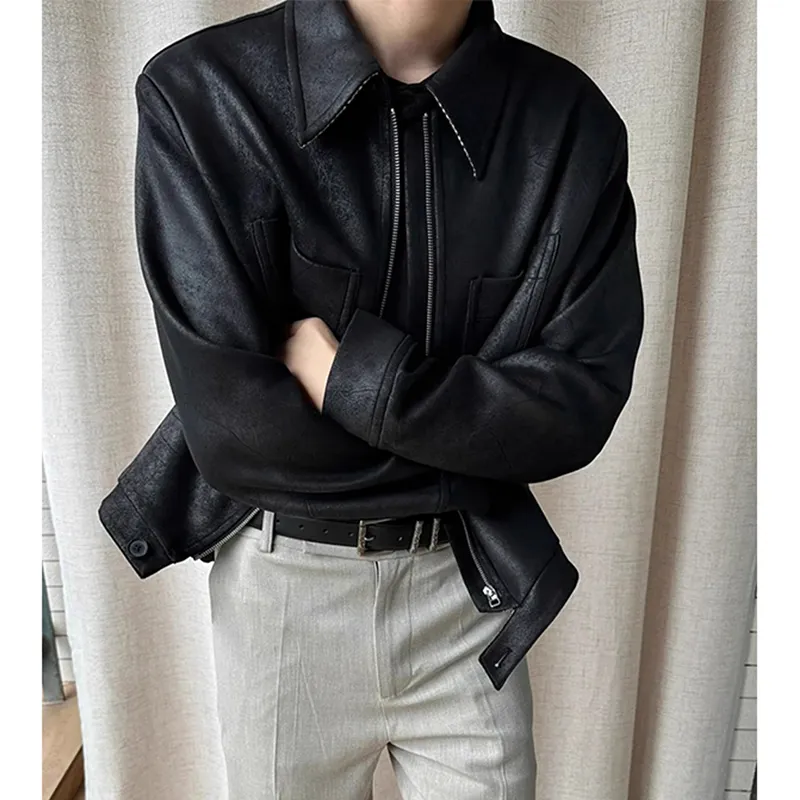 Extreme Turbo Leather Jacket Unisex Black-4