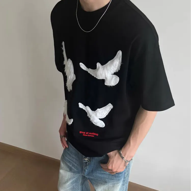 PAINT STAIN Classic Minimalist Style T Shirt Unisex-16