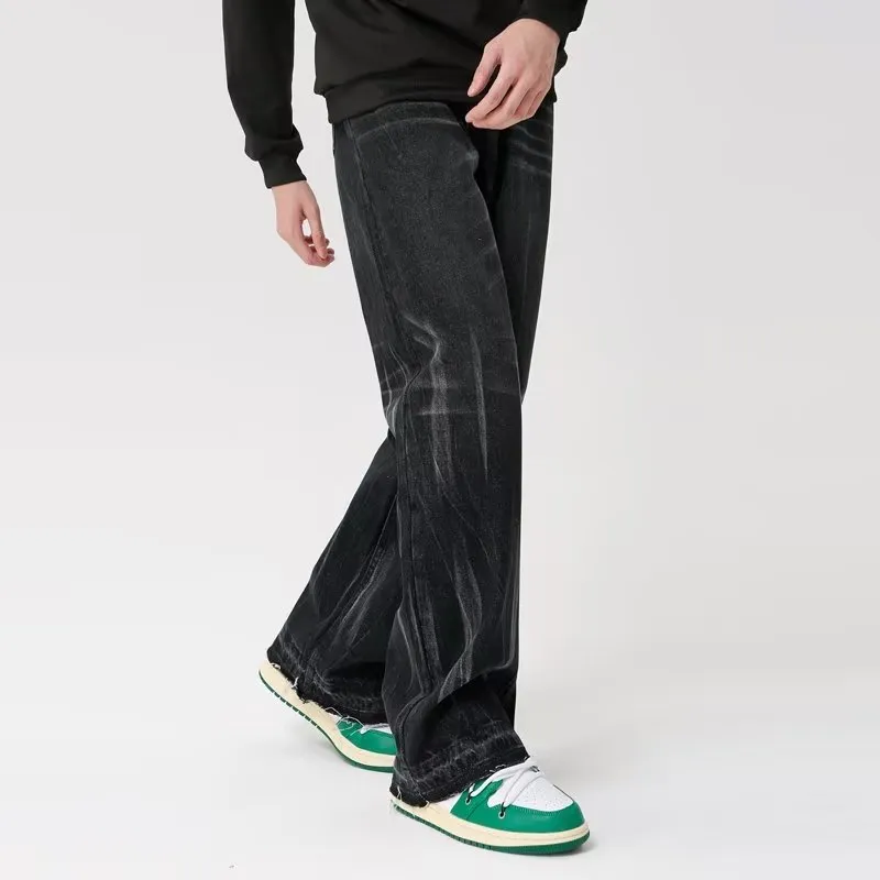 Extreme Turbo Jeans Unisex Black Gray Color-4
