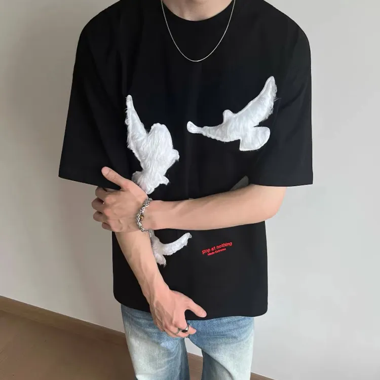 PAINT STAIN Classic Minimalist Style T Shirt Unisex-14