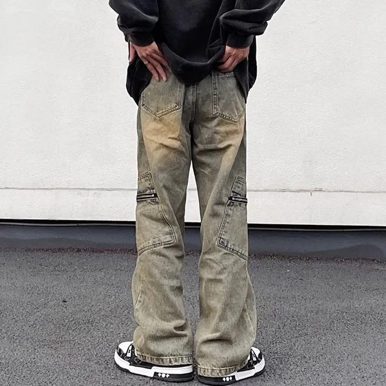 Extreme turbo Jeans Unisex Yellow Mud-1