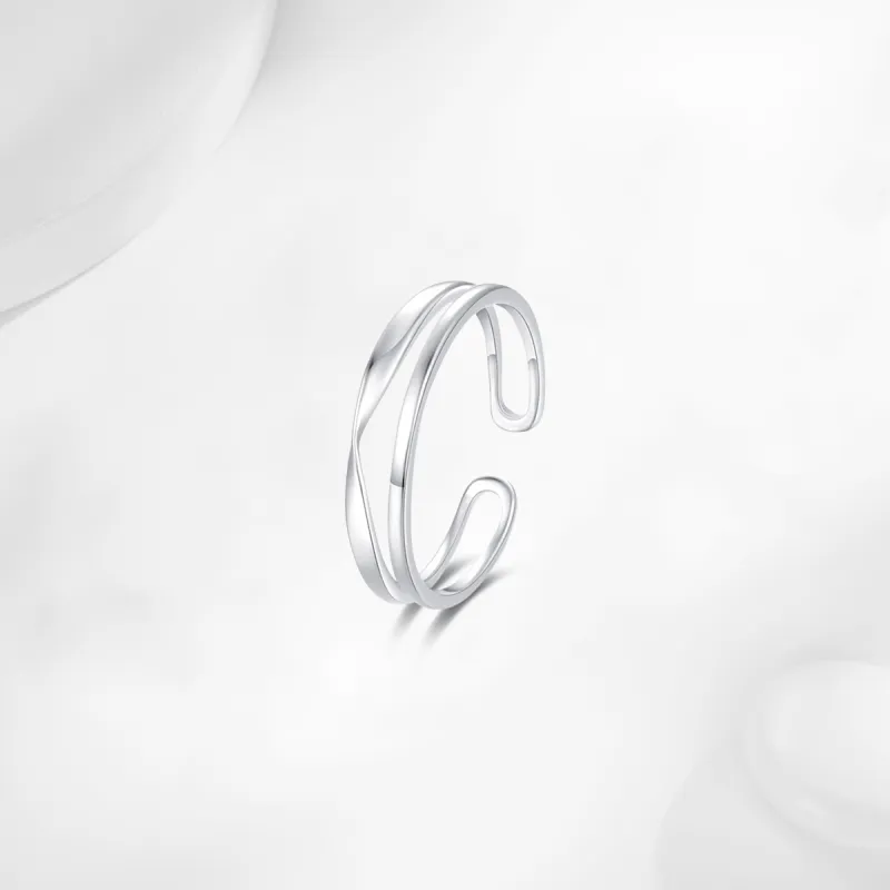 C&C S925 Silver Rings Women's Silver-3