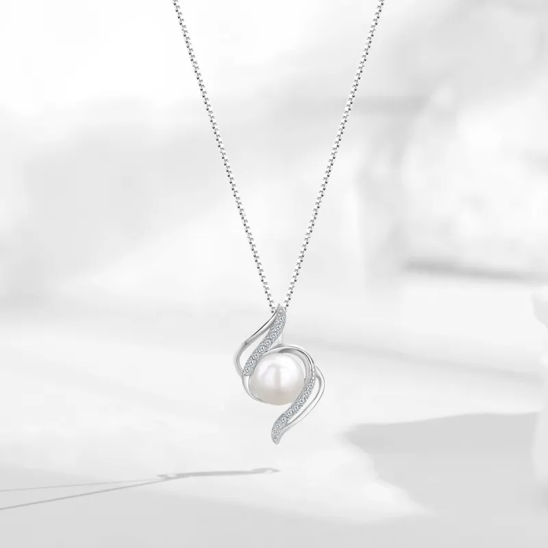 C&C Pearl S925 Silver Necklaces Unisex-1