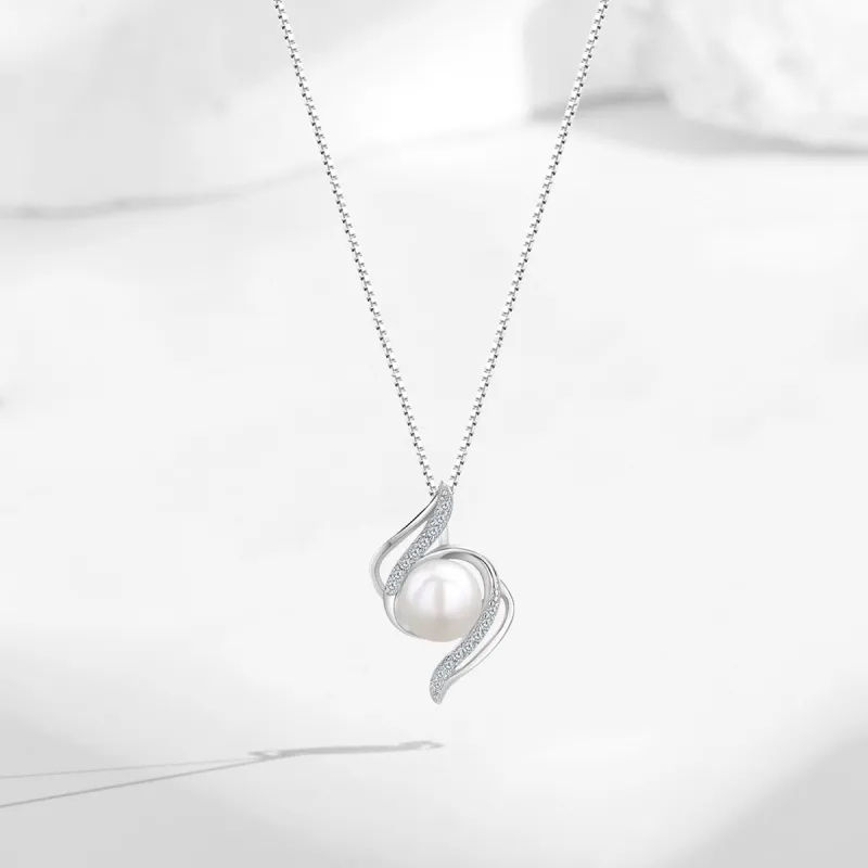 C&C Pearl S925 Silver Necklaces Unisex-2