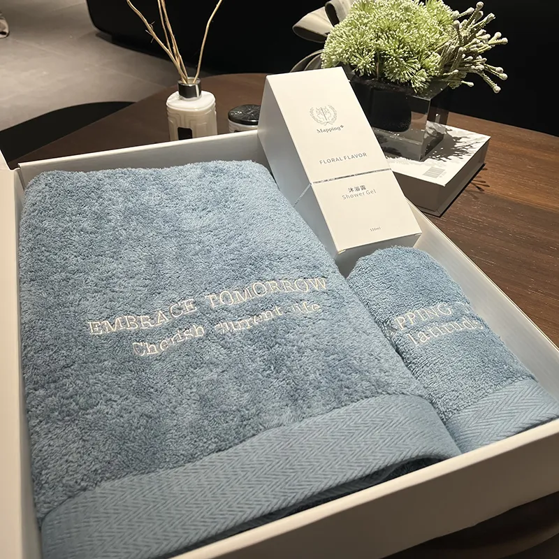 Mapping Bath Towel Three Piece Set Box-7