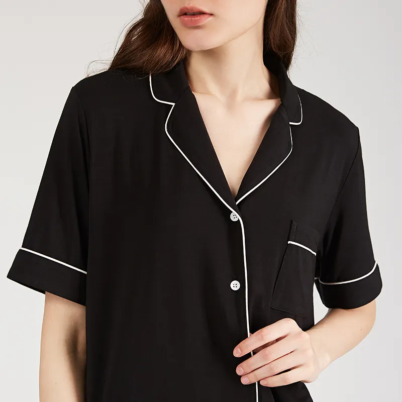 FREELASS Pajama Gift Box Summer Women's Black-2