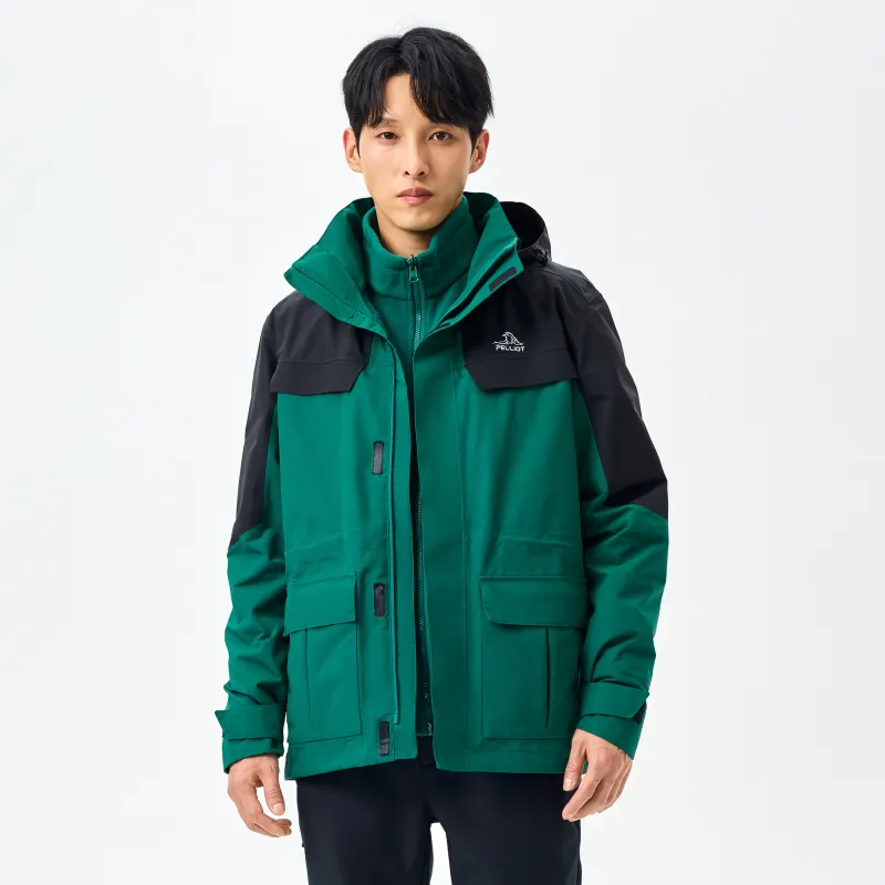 PELLIOT Classic 1.0 Waterproof, Windproof, Abrasion Resistant, Thermal, Water Repellent Windbreaker Jacket Men's-10