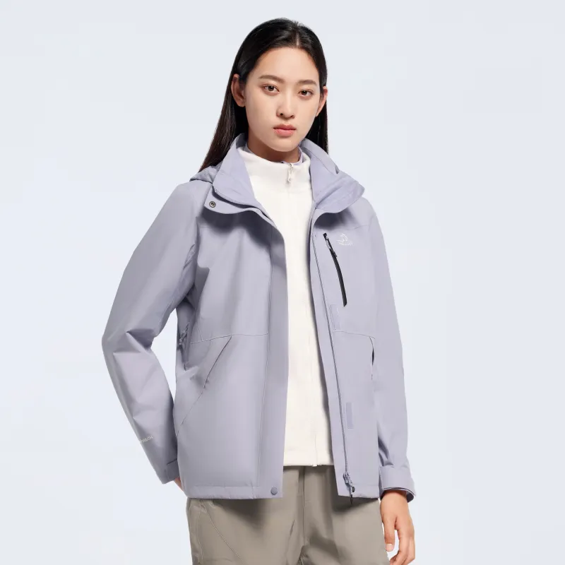 PELLIOT City Outdoor Collection Water Resistant Windproof Wear Resistant Warm Windbreaker Jacket Women's-27