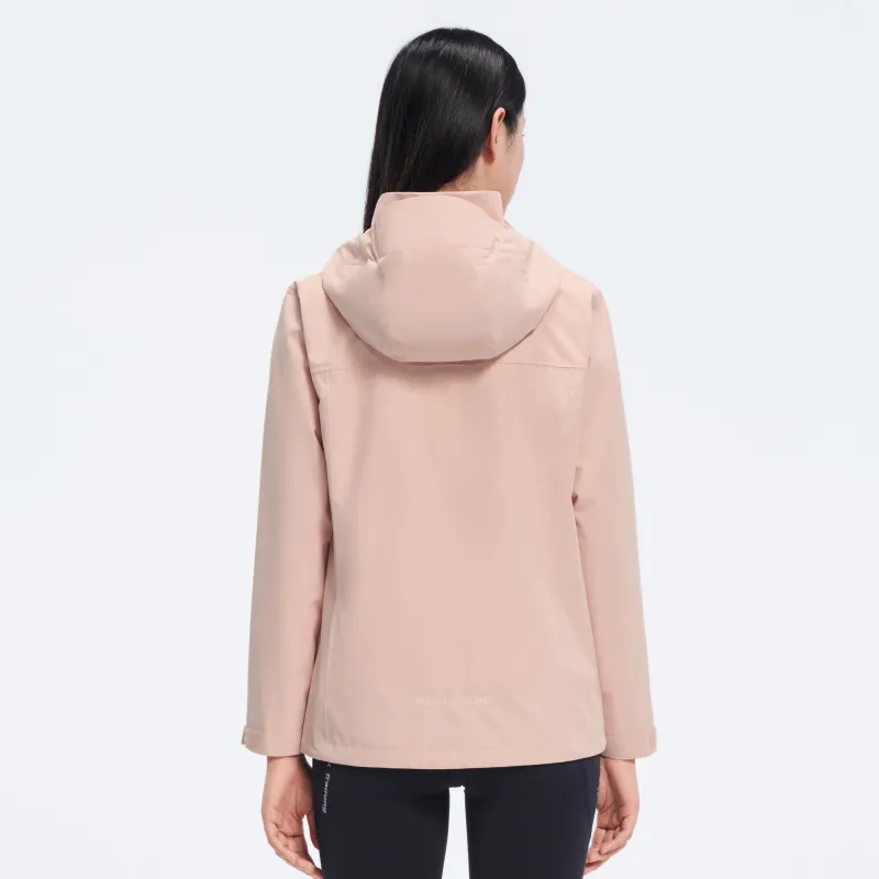 PELLIOT Water Resistant Windproof Breathable Wear Resistant Rainproof Windbreaker Jacket Women's-25
