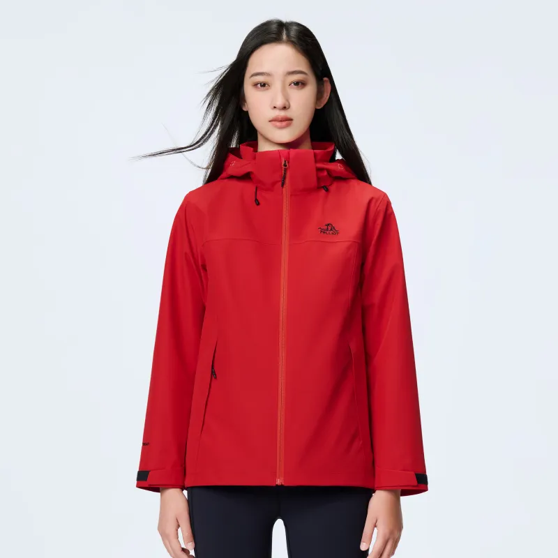 PELLIOT Water Resistant Windproof Breathable Wear Resistant Rainproof Windbreaker Jacket Women's-30