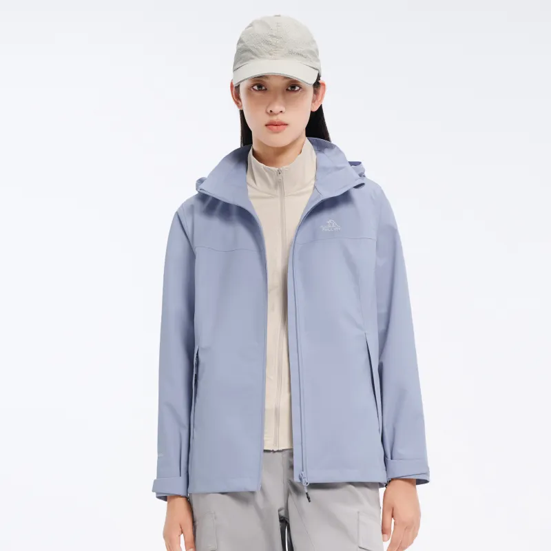 PELLIOT Water Resistant Windproof Breathable Wear Resistant Rainproof Windbreaker Jacket Women's-20