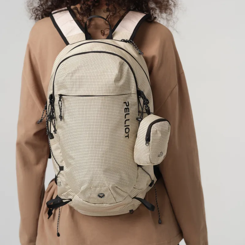 PELLIOT Water Repellent Backpack Regular Unisex Cobalt Blue, Ecru, Smoky Sage, Obsidian Black-22