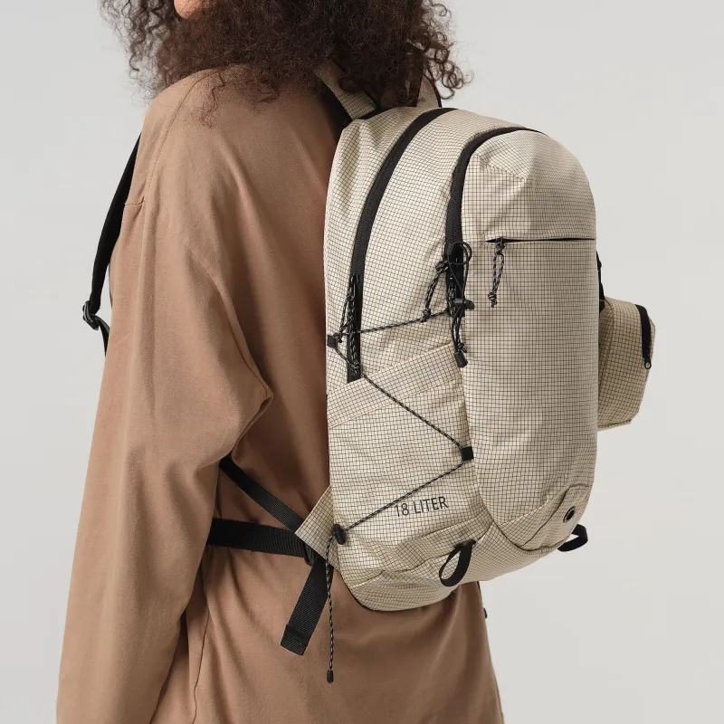 PELLIOT Water Repellent Backpack Regular Unisex Cobalt Blue, Ecru, Smoky Sage, Obsidian Black-25