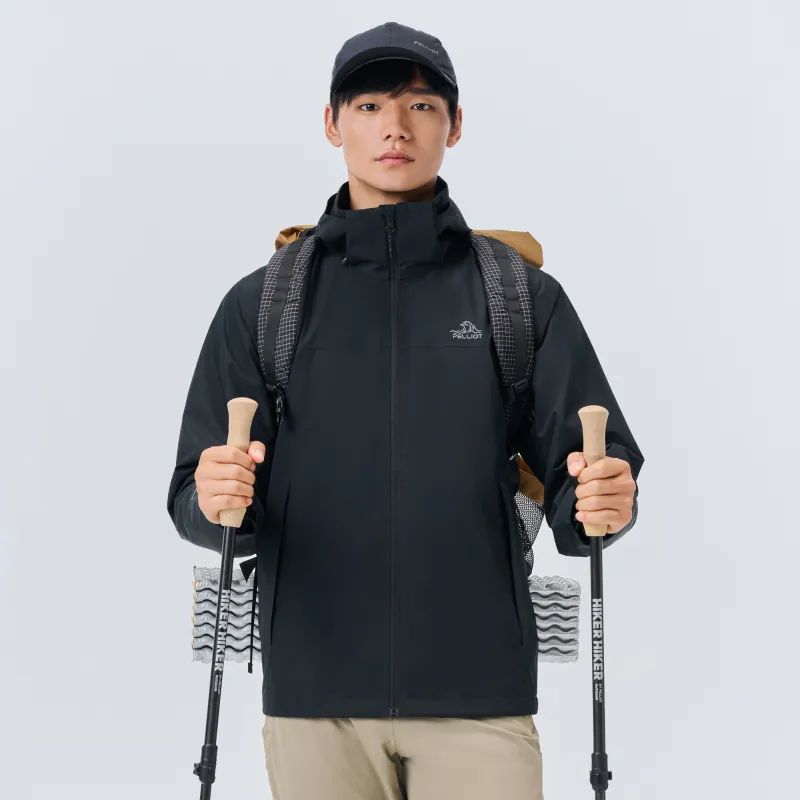 PELLIOT Waterproof, Windproof, Breathable, Abrasion Resistant, Rainproof Windbreaker Jacket Men's-6