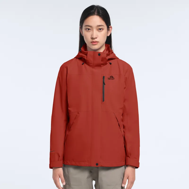 PELLIOT City Outdoor Collection Water Resistant Windproof Wear Resistant Warm Windbreaker Jacket Women's-37