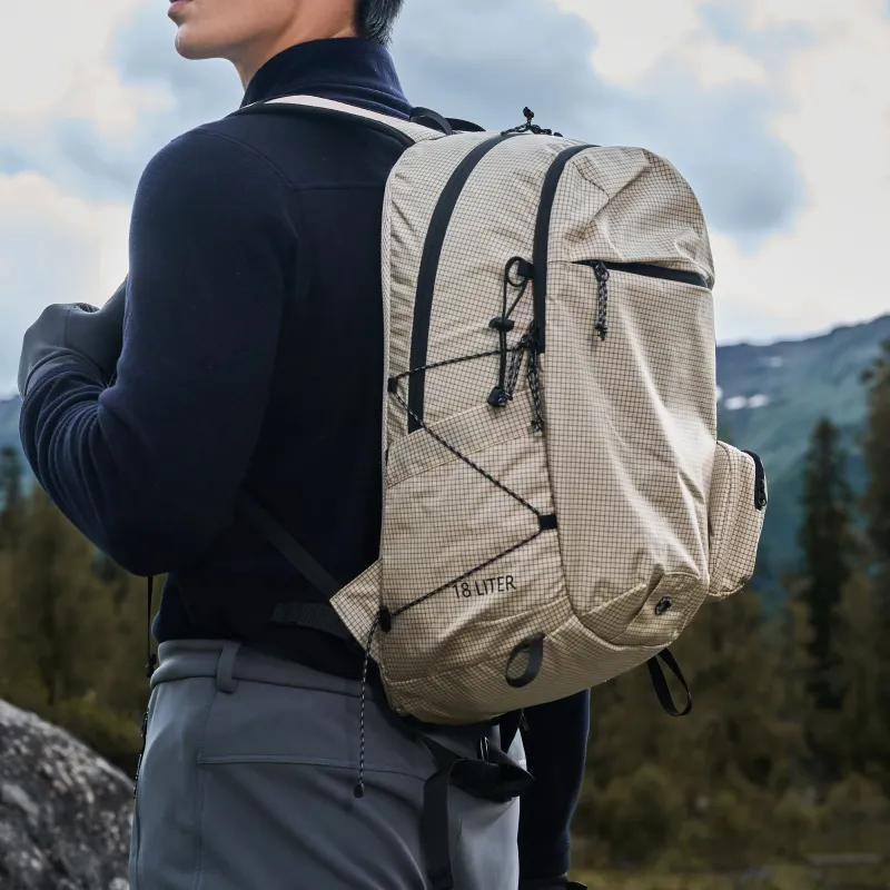 PELLIOT Water Repellent Backpack Regular Unisex Cobalt Blue, Ecru, Smoky Sage, Obsidian Black-23