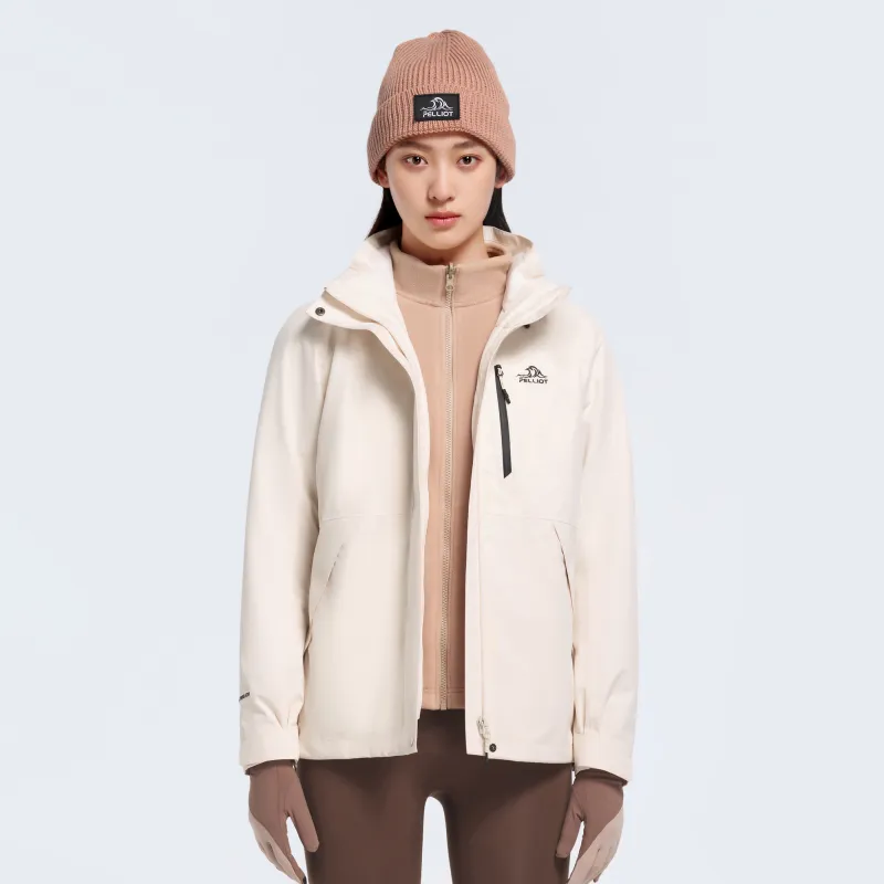 PELLIOT City Outdoor Collection Water Resistant Windproof Wear Resistant Warm Windbreaker Jacket Women's-13