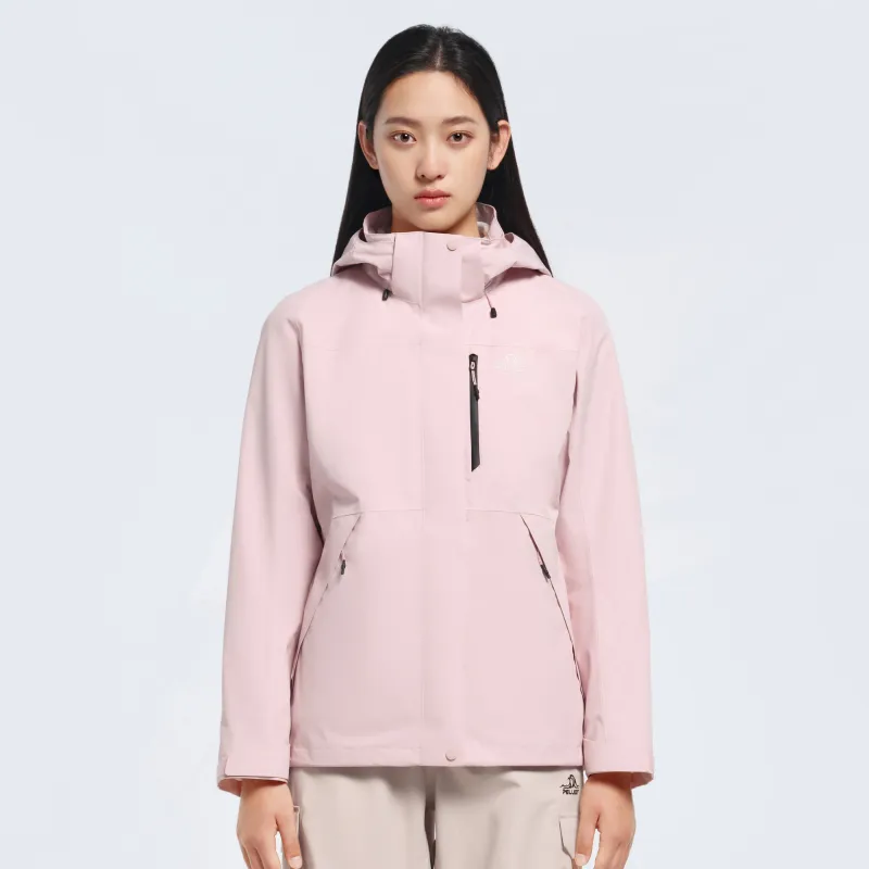 PELLIOT City Outdoor Collection Water Resistant Windproof Wear Resistant Warm Windbreaker Jacket Women's-30