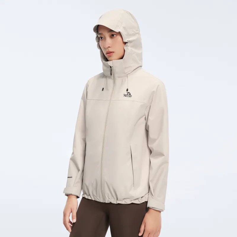 PELLIOT Water Resistant Windproof Breathable Wear Resistant Rainproof Windbreaker Jacket Women's-13