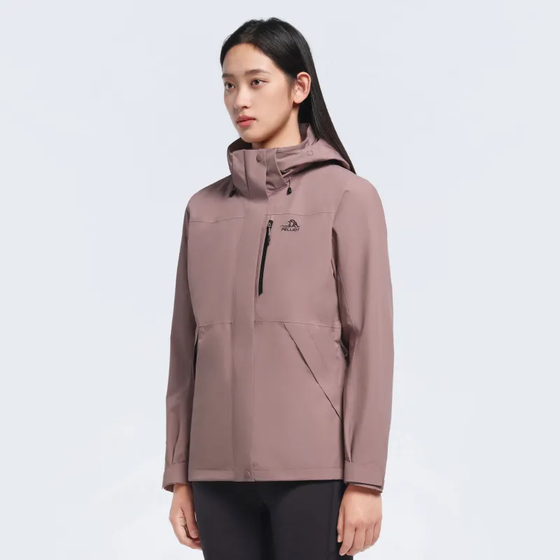PELLIOT City Outdoor Collection Water Resistant Windproof Wear Resistant Warm Windbreaker Jacket Women's-17