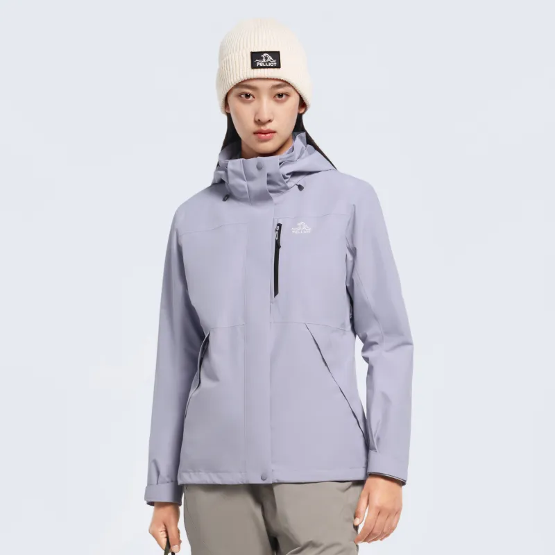 PELLIOT City Outdoor Collection Water Resistant Windproof Wear Resistant Warm Windbreaker Jacket Women's-26