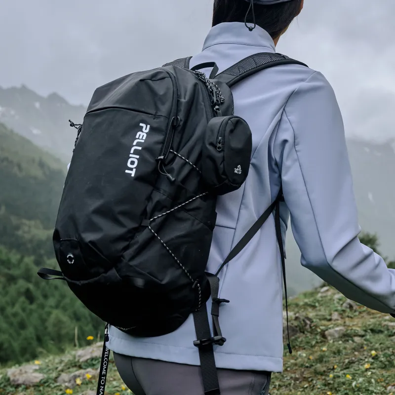 PELLIOT Water Repellent Backpack Regular Unisex Cobalt Blue, Ecru, Smoky Sage, Obsidian Black-4